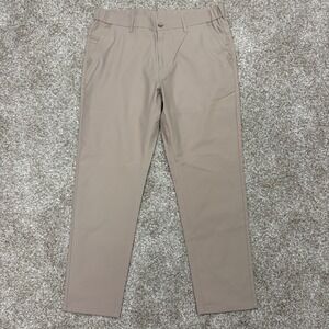 Jack Archer Oak Khaki Mens Golf Chino Pants Straight Stretch Performance 33x28